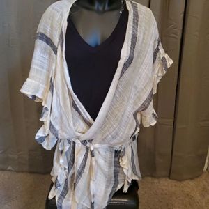 Linen shrug (dress barn)